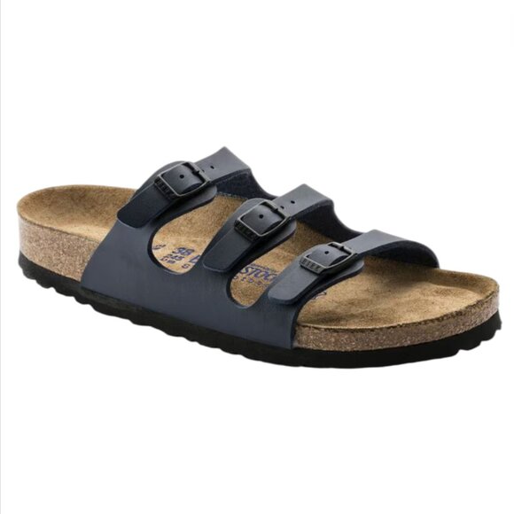 Birkenstock Florida Soft Footbed Sandals – Black – Size 42 (L11/M9) – NWOT - Picture 1 of 8